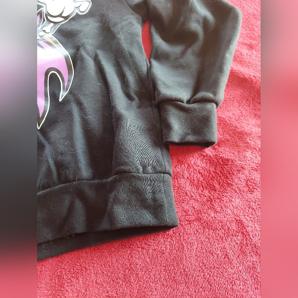 Disney Mickey Mouse Skeleton Vampire Graphic Hall… - image 4